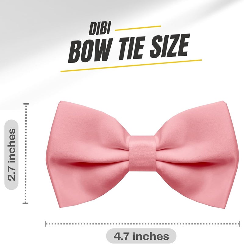 DIBI Adjustable Classic Pretied Bow Tie for Men, Women, and Boys - Men's Bowtie for Wedding, Costume Party and Formal Events - Image 3